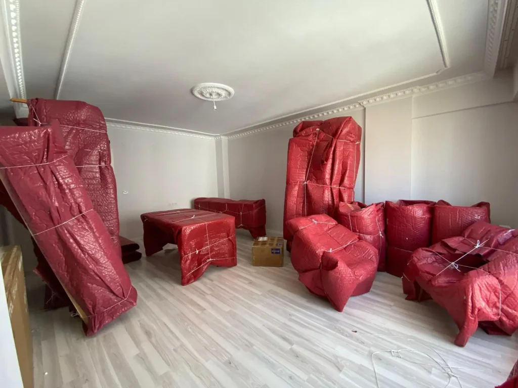 Bahçelievler nakliyat profesyonel paketlenmiş eşyalar.